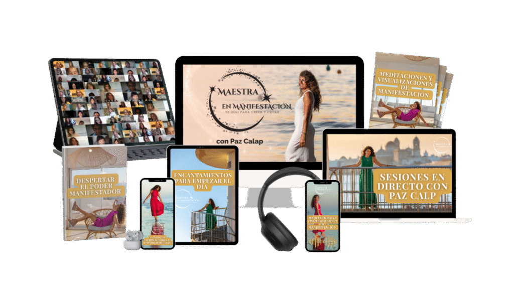 Mockup completo del programa Maestra en Manifestación